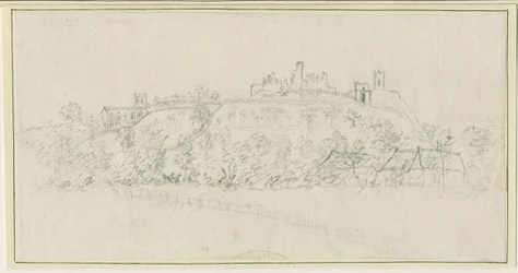 Tutbury kastély: ceruzarajz, nd [1762-1802]