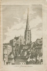 Walsall templom: metszet