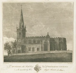 Wednesbury templom: metszet, nd [1762-1802]