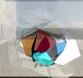 Geometrikus prizma-tájkép