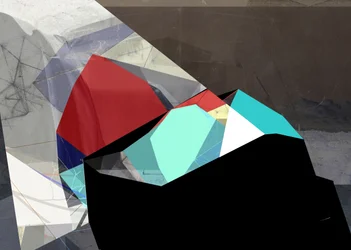 Élénk geometrikus kompozíció