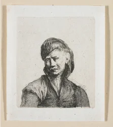 Egy kozák mellszobra
