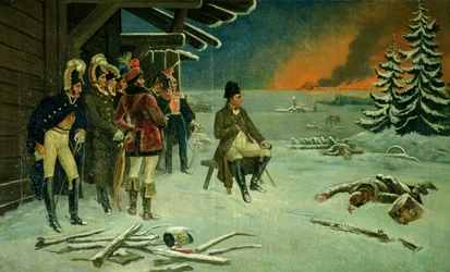 Napóleon Malojaroszlavecben (olaj, vászon)