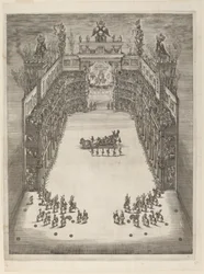 A színház légi felvétele, 1652.