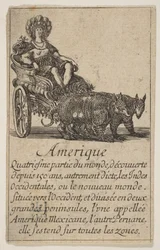 Amerika, a „Game of Geography” Game of Geography-ból, 1644.