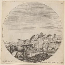 Diocletianus és Pásztor alvó fürdője, 1646.