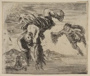 Daedalus és Icarus, a Game of Mythology Jeu de la Mythologie-ból, 1644.