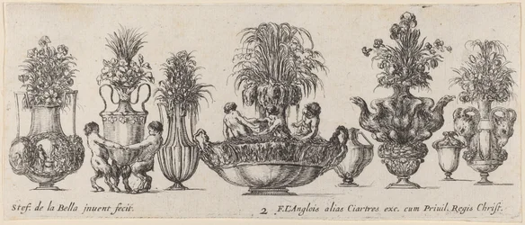 Fantasztikus vázák, valószínűleg 1646-ból.