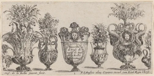 Fantasztikus vázák, valószínűleg 1646-ból.