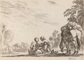Cigányok nyugalomban, 1642.