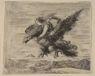 Jupiter és Ganymedes, a Game of Mythology Jeu de la Mythologie-ból, 1644.