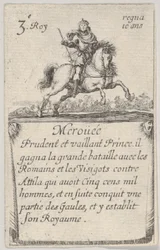 Meroüée Prudent et vaillant..., A francia királyok játéka Jeu des Rois de Fran..., 1644-ből.