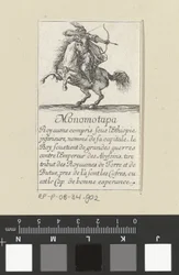 „Monomotapa” játékkártya, 1620-64 körül (rézkarc)