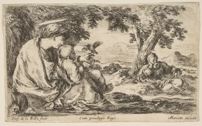 Pihenjen az egyiptomi repülésen, kb. 1641.