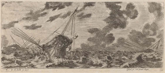 Hajó Tempestben, 1644.