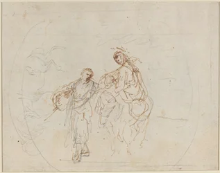 A repülés Egyiptomba [verso].