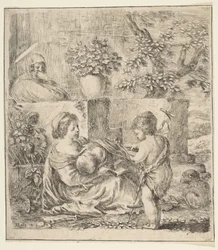 Szűz és Gyermek Keresztelő Szent Jánossal és Szent Erzsébettel, kb. 1641.