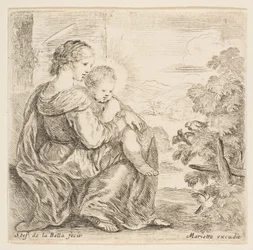 Szűz és Krisztus gyermeke, 1641.