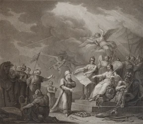A Jassy-szerződés allegóriája, 1792