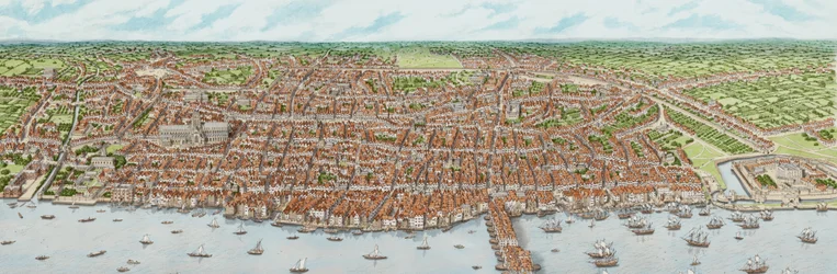 Jacobean London (felnőtt), 1603-1625 körül (tus és akvarell)