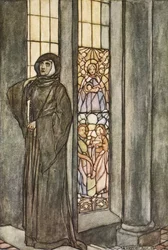 Újra és újra hallotta saját nevét kiáltozni, T.W. „The High Deeds of Finn, and other Bardic Romances of Ancient Ireland” című művéből. Rolleston (színes litó)