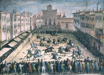 Lótorna a Piazza Santa Croce-n, 1561-1562