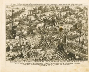 A lepantói csata 1571. október 7-én, 1578 körül