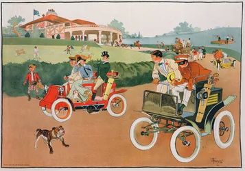 The Race from the Links, kiadó Max Williams, nyomta R.A. Welcke, New York