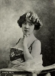 Amelie Dieterle francia művésznő portréja ( 1871)