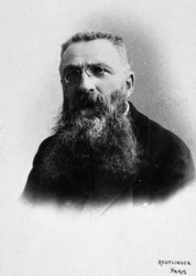 Auguste Rodin, 1885-95 körül (f/w fotó)