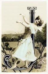 J: Lucette De Berny, a Belle Epoque művésze – ábécé képeslapon