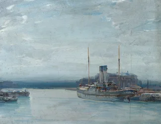 Twilight, 1910 körül (olaj, panel)