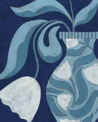 Indigo virágváza