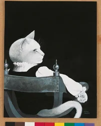 Illusztráció a Cats Galore! A kulturált macskák kompendiuma (kiad. 2015)