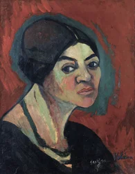 ""Önarckép"" (önarckép) Suzanne Valadon (1865-1938) festménye 1916 körül Magángyűjtemény