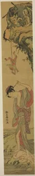 Shoki in Love, 1768 körül (színes fametszet, hashira-e)