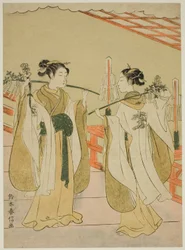 Sh Rine Maita Ohami terve Ohatsu Danshin g At Yushima Tenjin Sh Rine