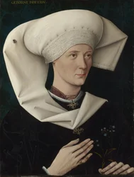 A Hofer család női portréja, 1470 körül