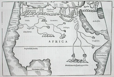 Afrika, a dolgok „polihisztorából” a világ minden tájáról...”, Caius Julius Solinus, Bázel 1543 (fametszet)