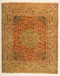 Medallion szőnyeg Damaszkuszból (textil)