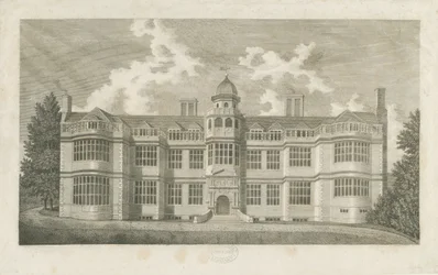 Ingestre Hall: metszet