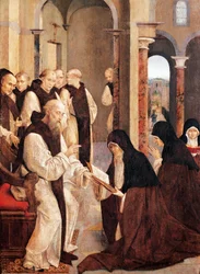 St Jerome, St Paula és St Eustochia, Frey Carlos (aktív 1517-1535)