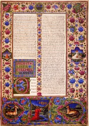 Incipit Ezékiel könyvéből, a Borso d
