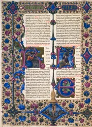 Incipit Baruch próféta könyvéből, a Borso d