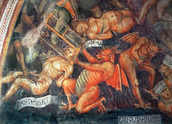 A pokol, a büszke részlete, 1394 körül