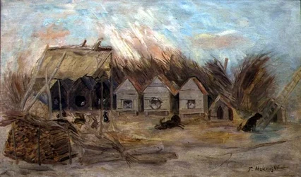 Nyulak (olaj, vászon)