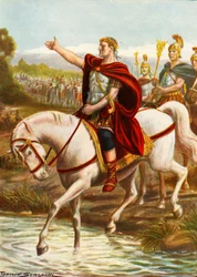 Julius Caesar átkel a Rubiconon