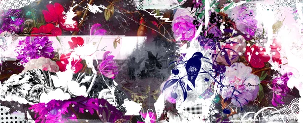 Abloom, 2015 (vegyes technika, vászon)