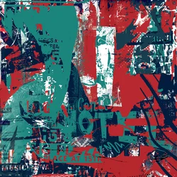 Absztrakció II, 2016 (kollázs, vászon)