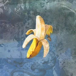 BANANAZ, 2015 (kollázs, vászon)